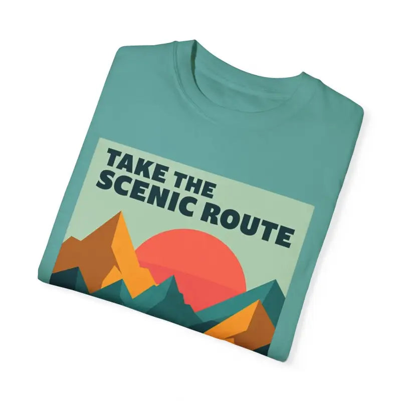 Ocean State Styles T Shirt Mountain Graphic Unisex Dye