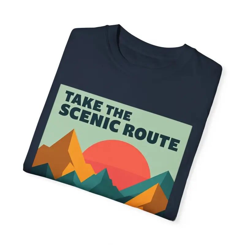 Ocean State Styles T Shirt Mountain Graphic Unisex Dye