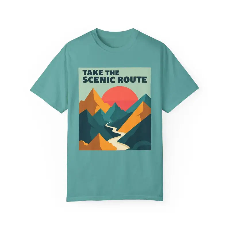 Ocean State Styles T Shirt Mountain Graphic Unisex Dye
