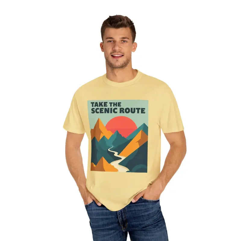Ocean State Styles T Shirt Mountain Graphic Unisex Dye