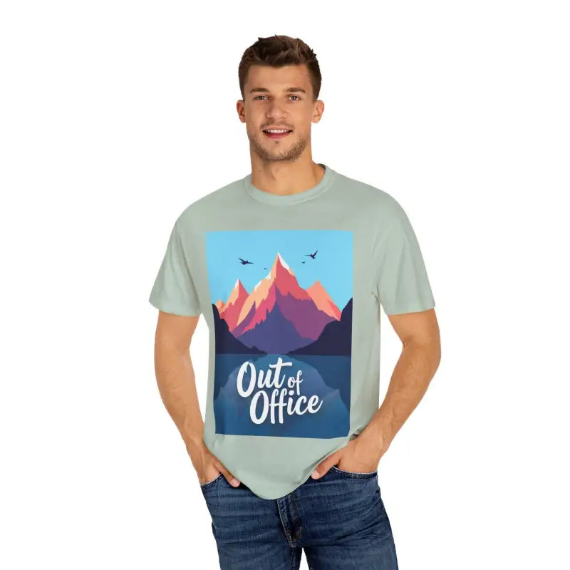 Ocean State Styles Out Of Office Mountain Graphic T Shirt
