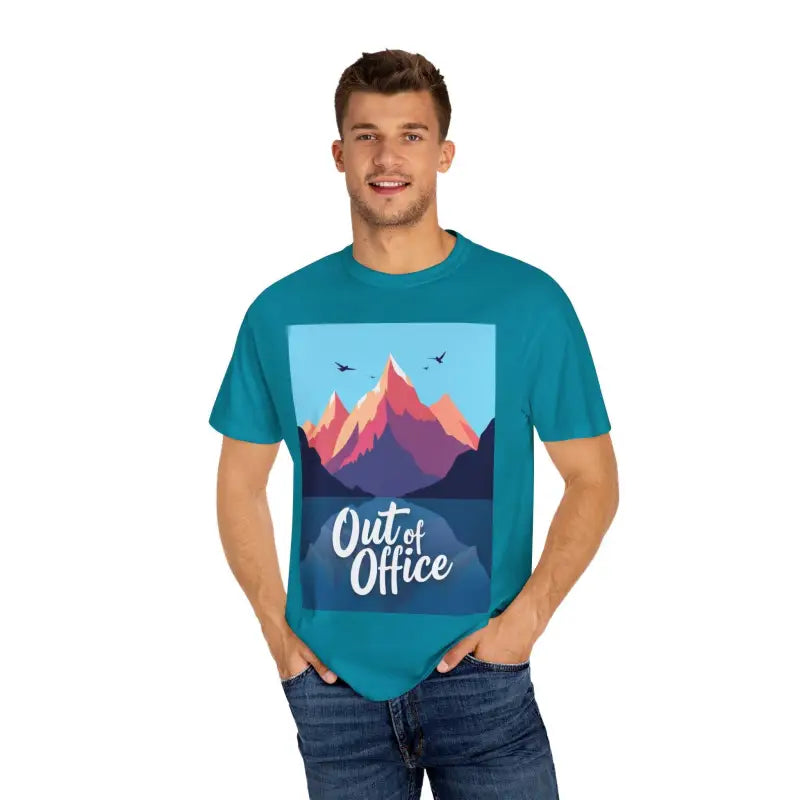 Ocean State Styles Out Of Office Mountain Graphic T Shirt