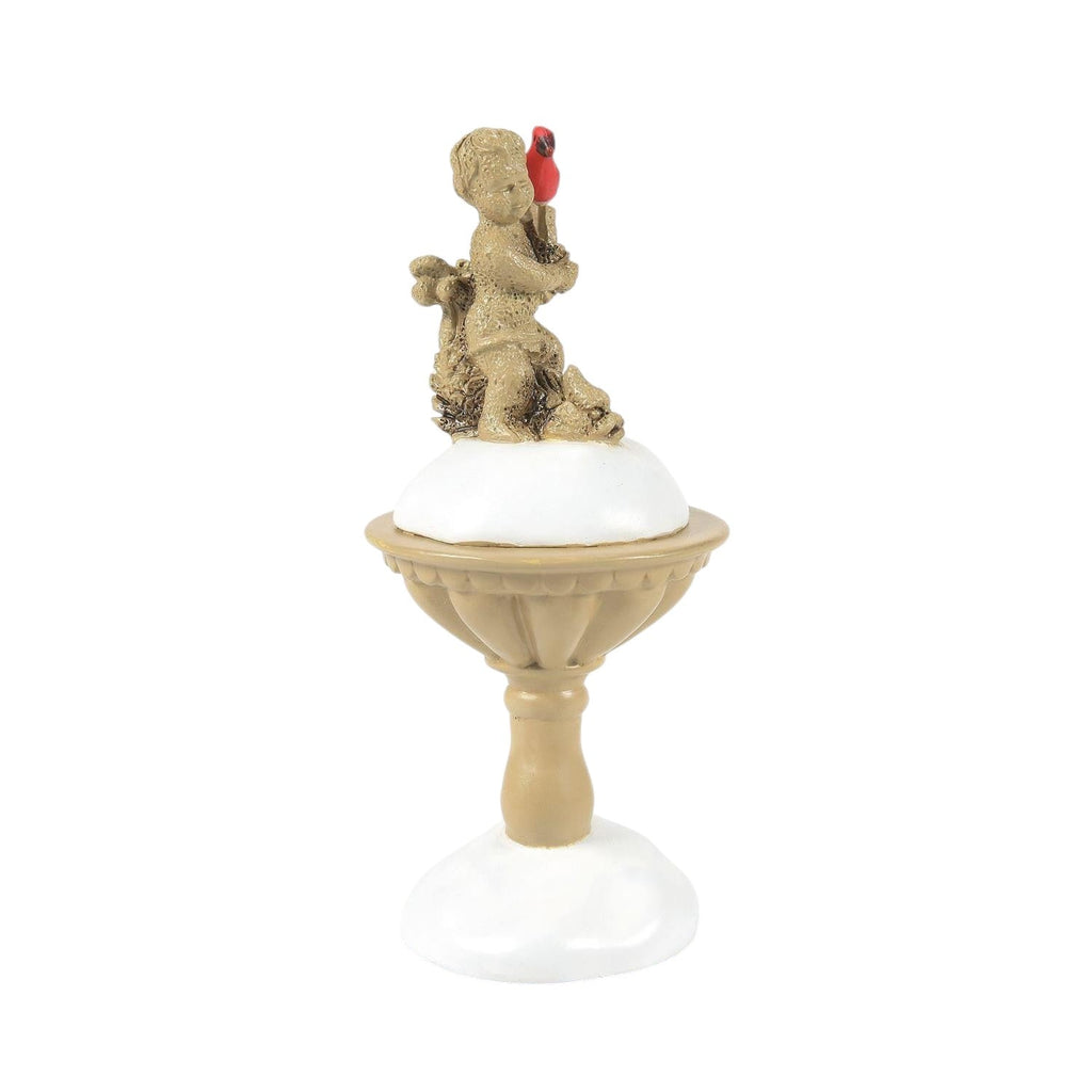 Cardinal Christmas Fountain