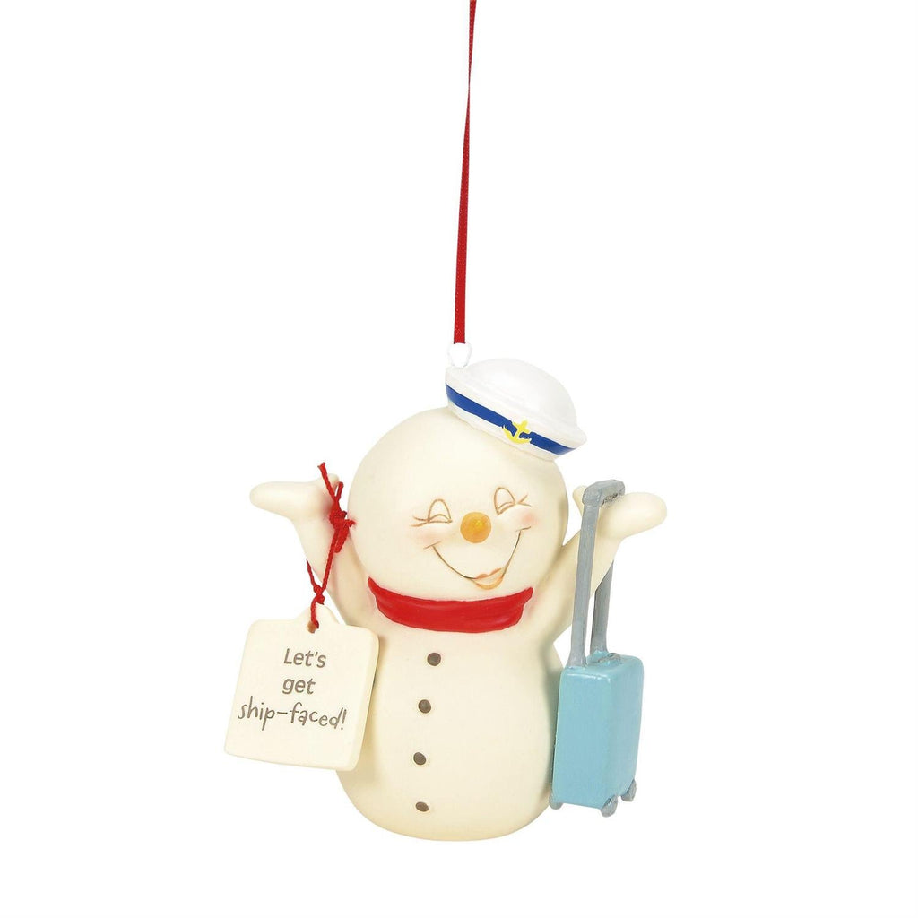 Let's Get Ship Faced - Ornament