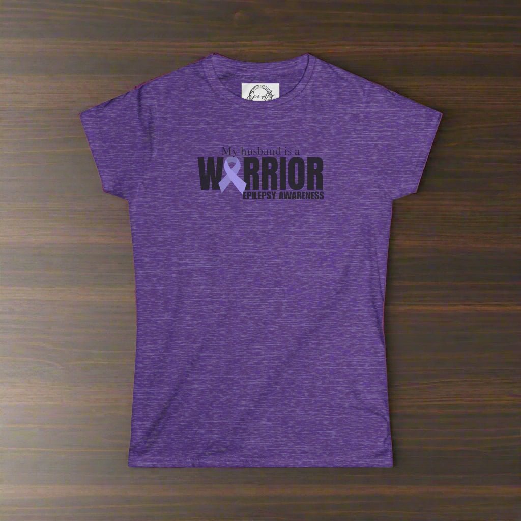 My Husband is Epilepsy Warrior Tee - Celebrate Strength and Awareness