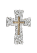 His Golden Words - Cross Charm