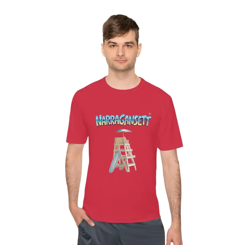Ocean State Styles Narragansett Lifeguard T Shirt Wicking