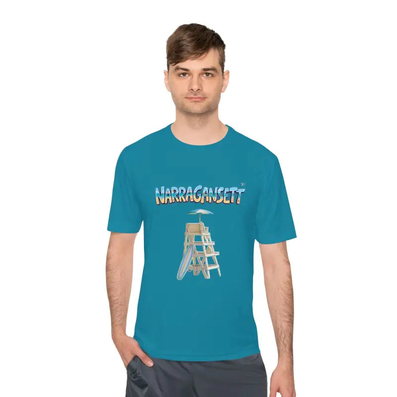 Ocean State Styles Narragansett Lifeguard T Shirt Wicking
