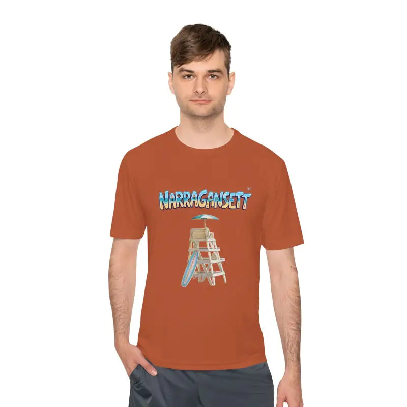 Ocean State Styles Narragansett Lifeguard T Shirt Wicking