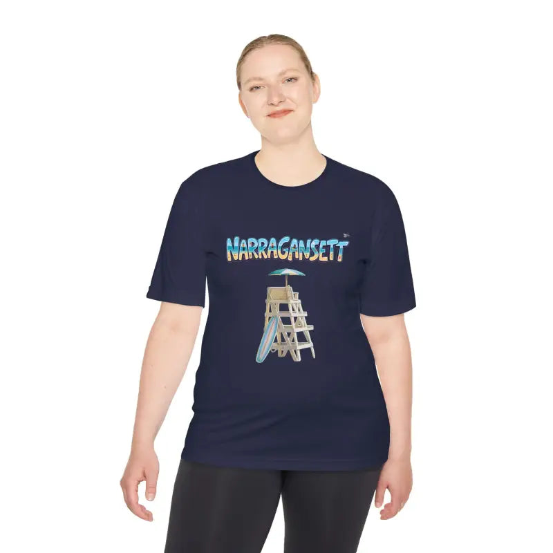 Ocean State Styles Narragansett Lifeguard T Shirt Wicking