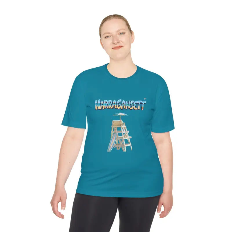 Ocean State Styles Narragansett Lifeguard T Shirt Wicking