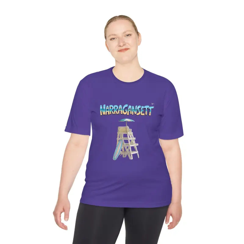 Ocean State Styles Narragansett Lifeguard T Shirt Wicking
