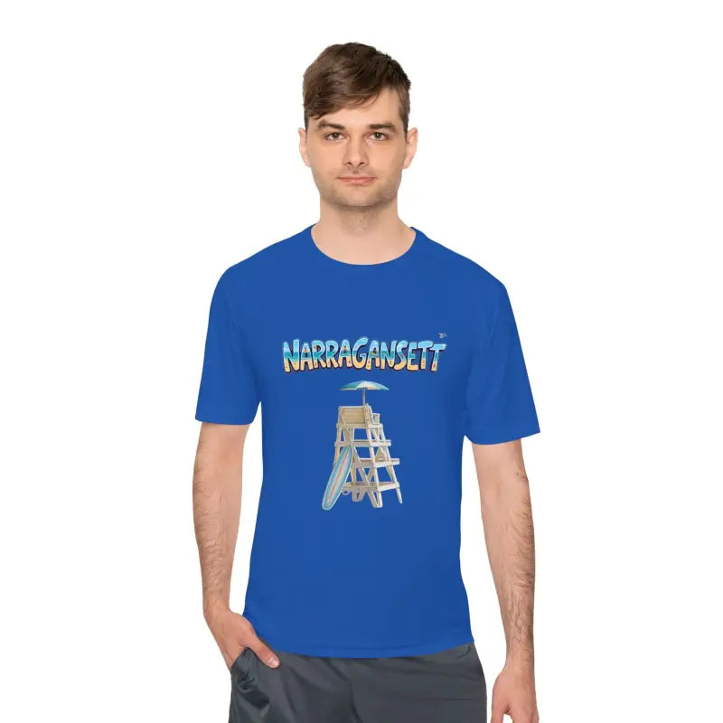 Ocean State Styles Narragansett Lifeguard T Shirt Wicking