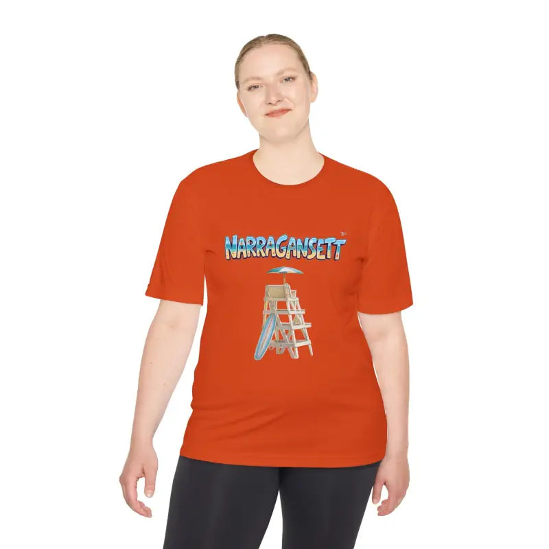 Ocean State Styles Narragansett Lifeguard T Shirt Wicking