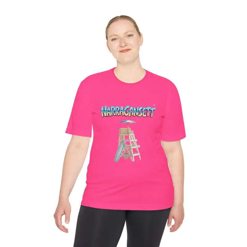 Ocean State Styles Narragansett Lifeguard T Shirt Wicking