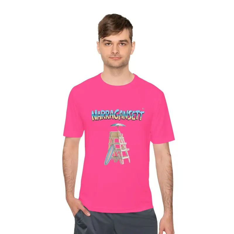 Ocean State Styles Narragansett Lifeguard T Shirt Wicking