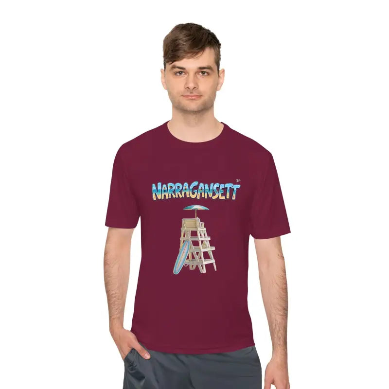 Ocean State Styles Narragansett Lifeguard T Shirt Wicking