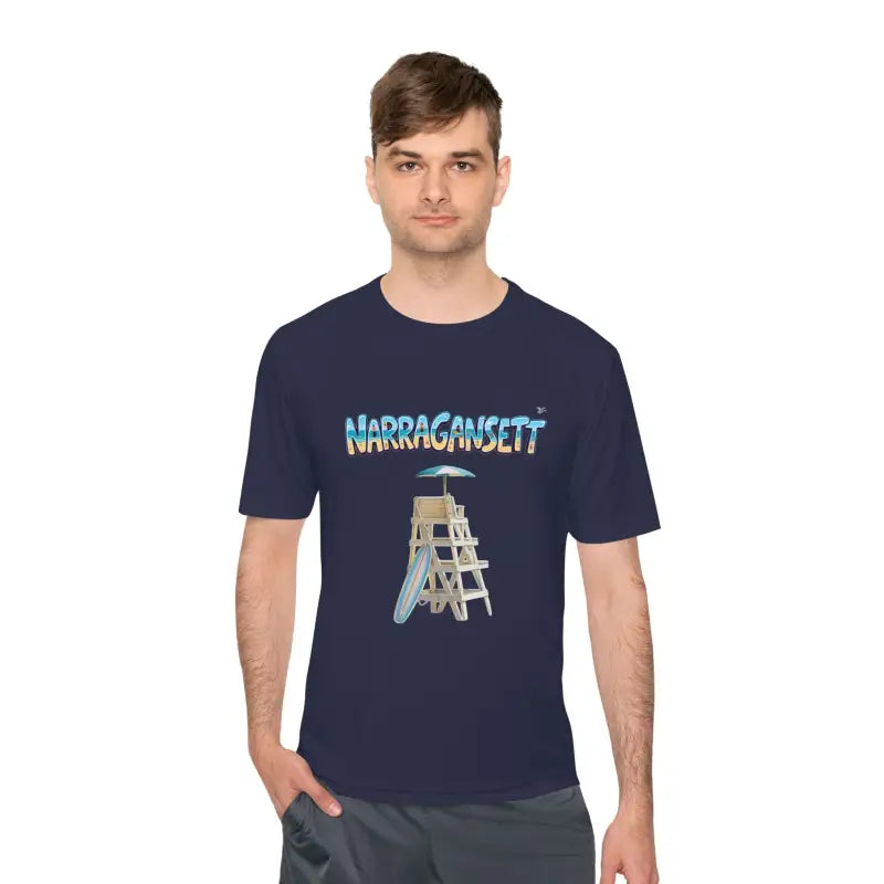 Ocean State Styles Narragansett Lifeguard T Shirt Wicking