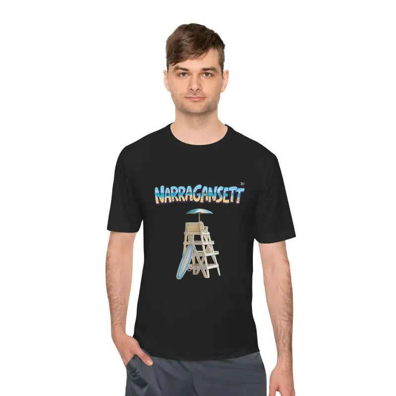 Ocean State Styles Narragansett Lifeguard T Shirt Wicking