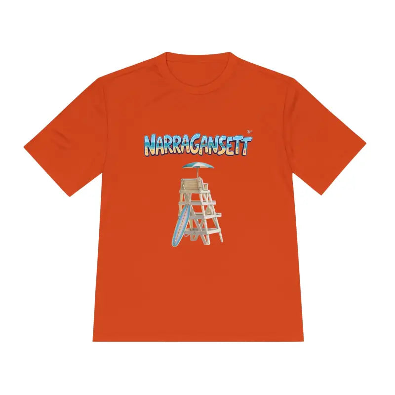 Ocean State Styles Narragansett Lifeguard T Shirt Wicking