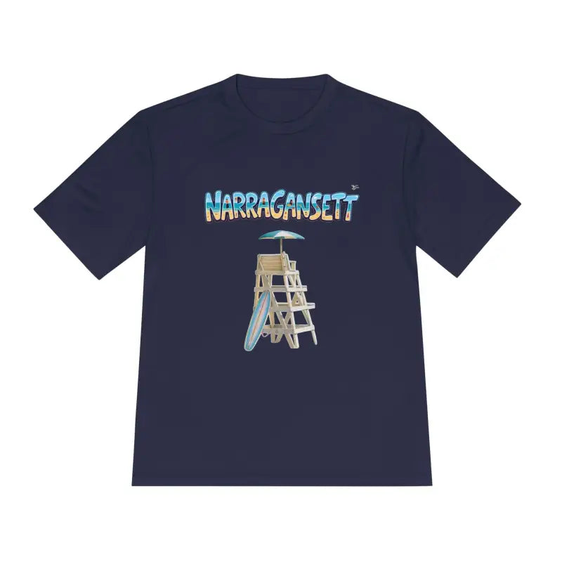Ocean State Styles Narragansett Lifeguard T Shirt Wicking
