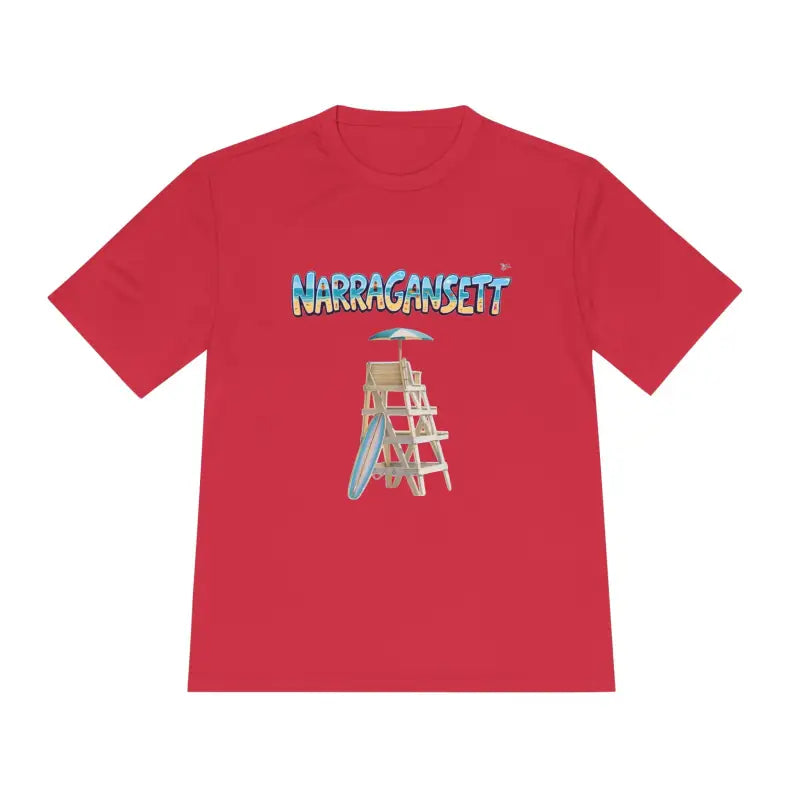 Ocean State Styles Narragansett Lifeguard T Shirt Wicking