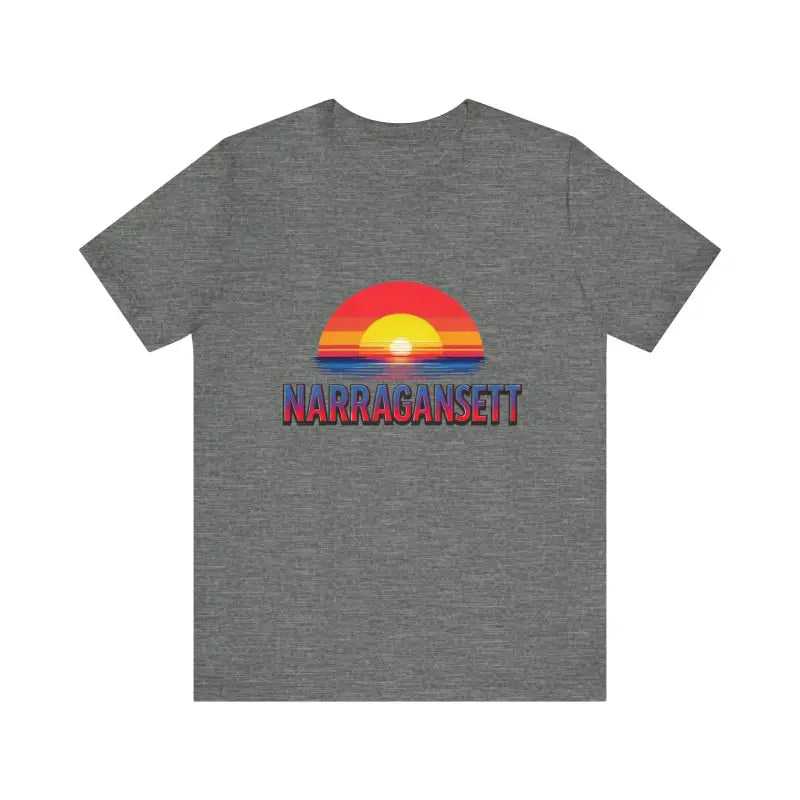 Ocean State Styles T Shirt Narragansett Sunset Beach Lovers
