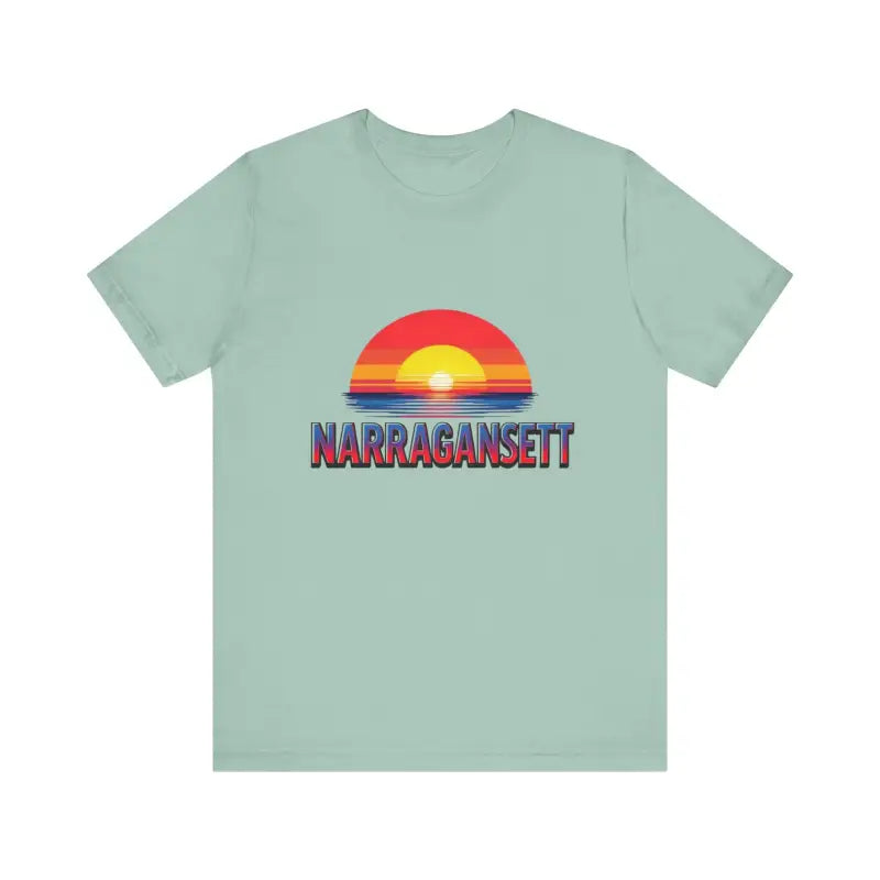Ocean State Styles T Shirt Narragansett Sunset Beach Lovers