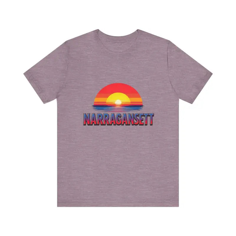 Ocean State Styles T Shirt Narragansett Sunset Beach Lovers