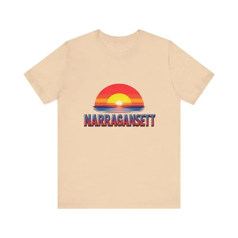 Ocean State Styles T Shirt Narragansett Sunset Beach Lovers