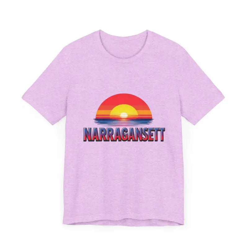 Ocean State Styles T Shirt Narragansett Sunset Beach Lovers