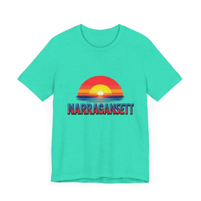 Ocean State Styles T Shirt Narragansett Sunset Beach Lovers