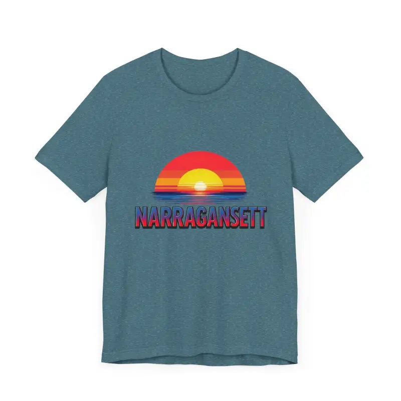 Ocean State Styles T Shirt Narragansett Sunset Beach Lovers