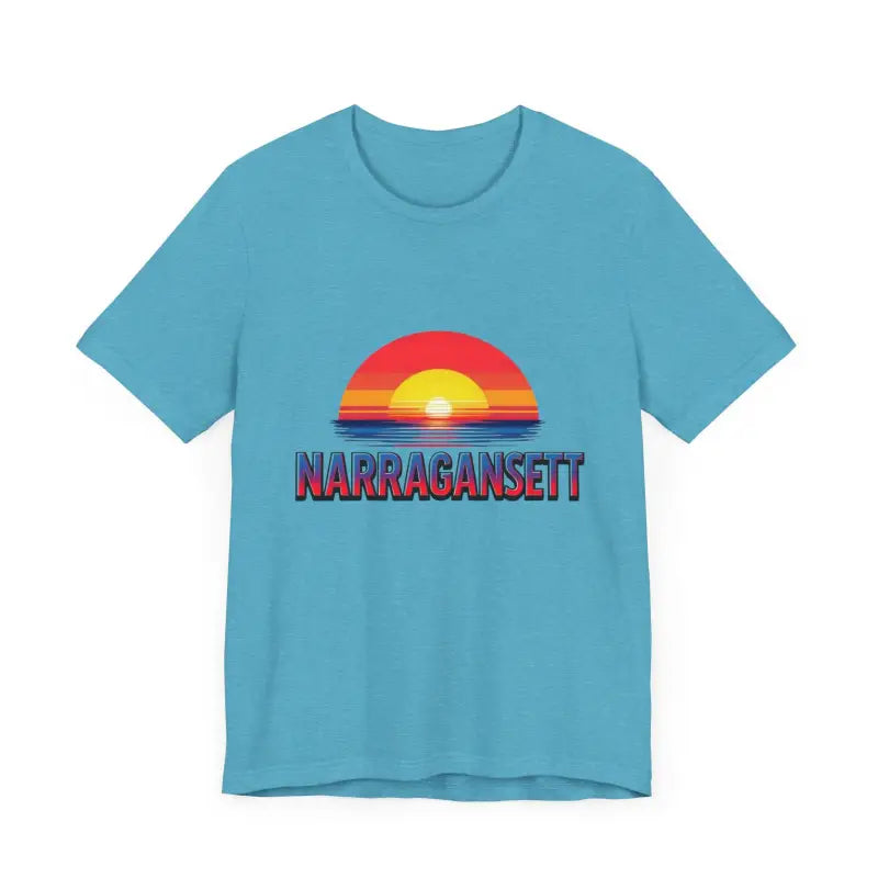 Ocean State Styles T Shirt Narragansett Sunset Beach Lovers