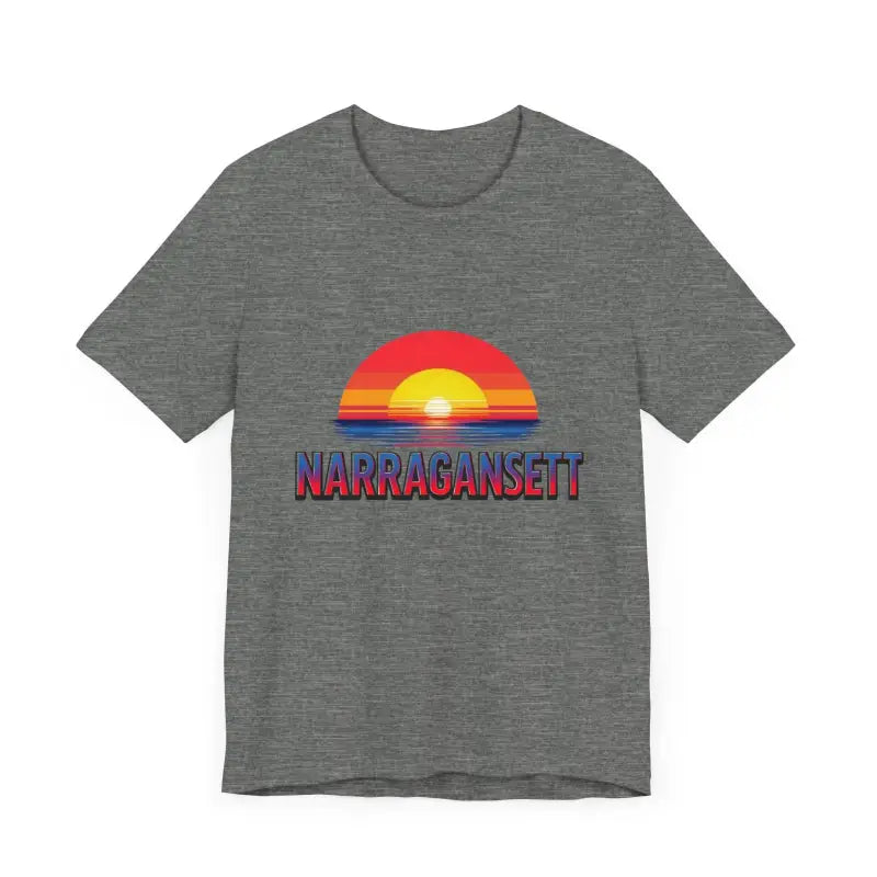 Ocean State Styles T Shirt Narragansett Sunset Beach Lovers
