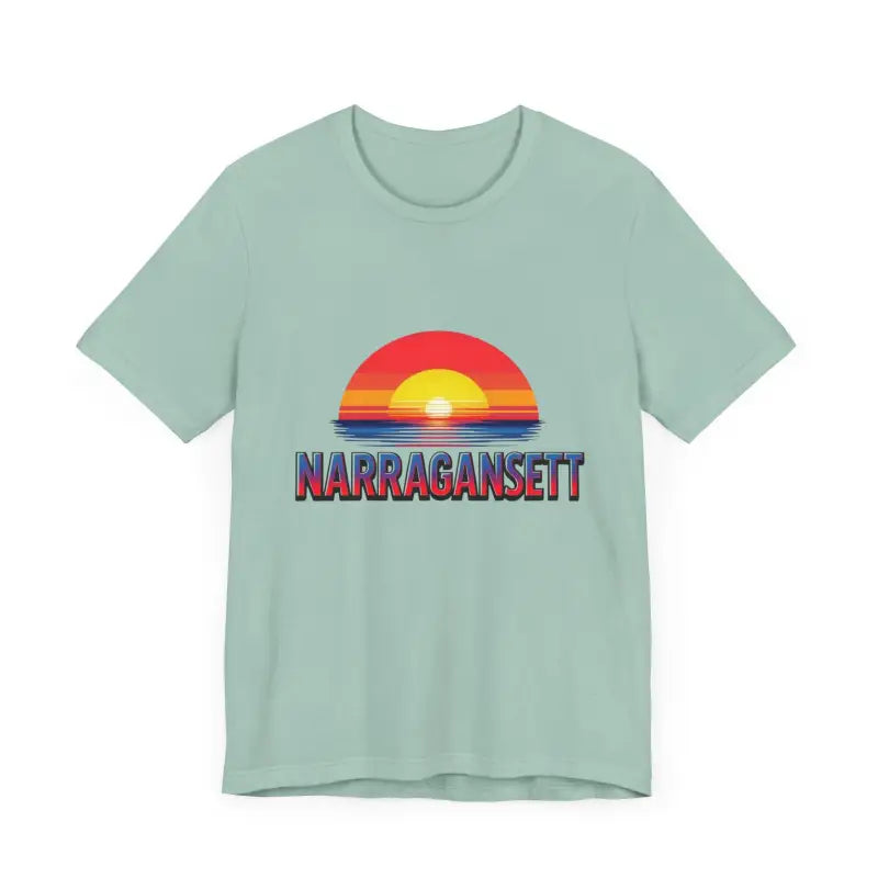 Ocean State Styles T Shirt Narragansett Sunset Beach Lovers