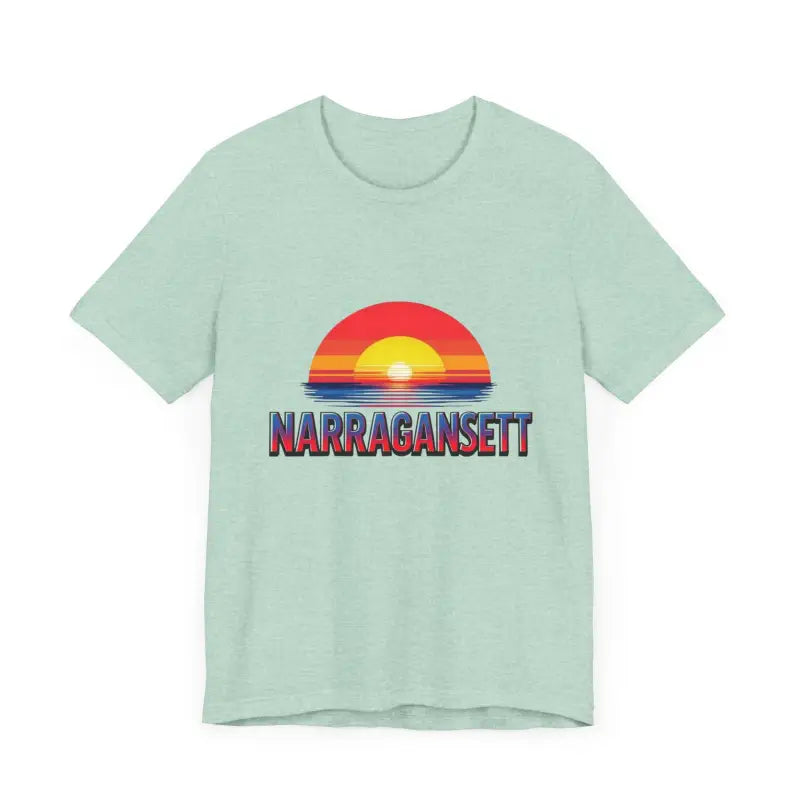 Ocean State Styles T Shirt Narragansett Sunset Beach Lovers