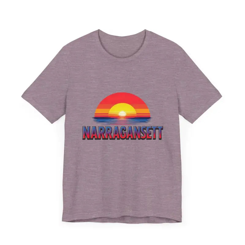 Ocean State Styles T Shirt Narragansett Sunset Beach Lovers