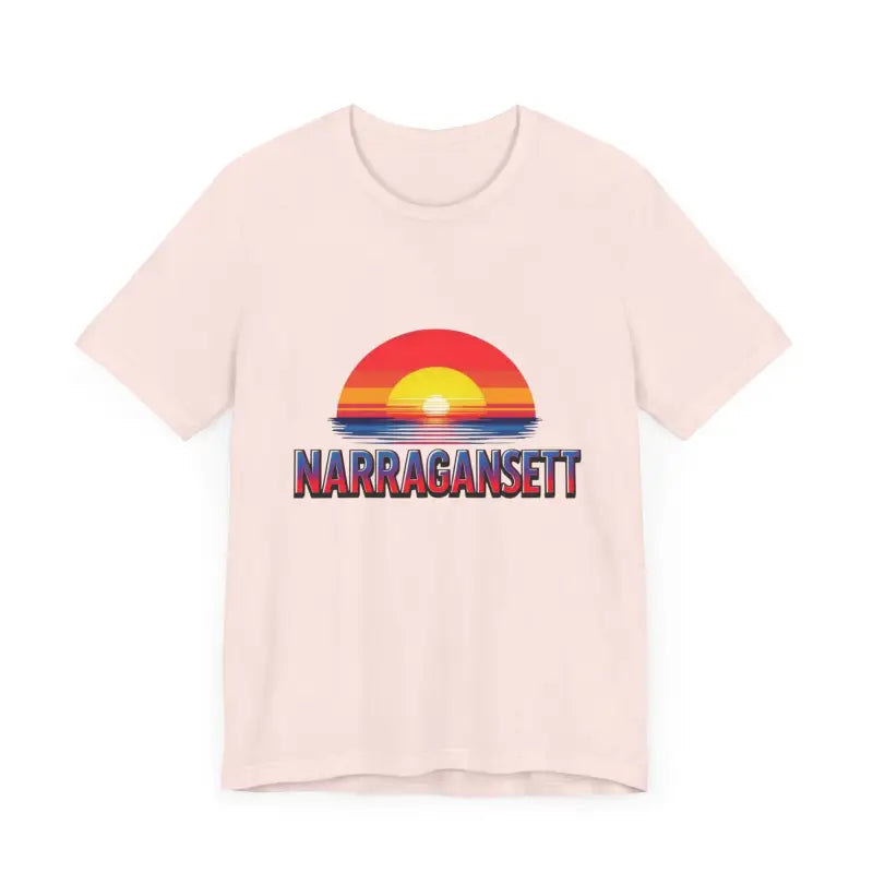 Ocean State Styles T Shirt Narragansett Sunset Beach Lovers