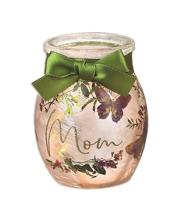 Prelit Glass Jar - Generational Love -