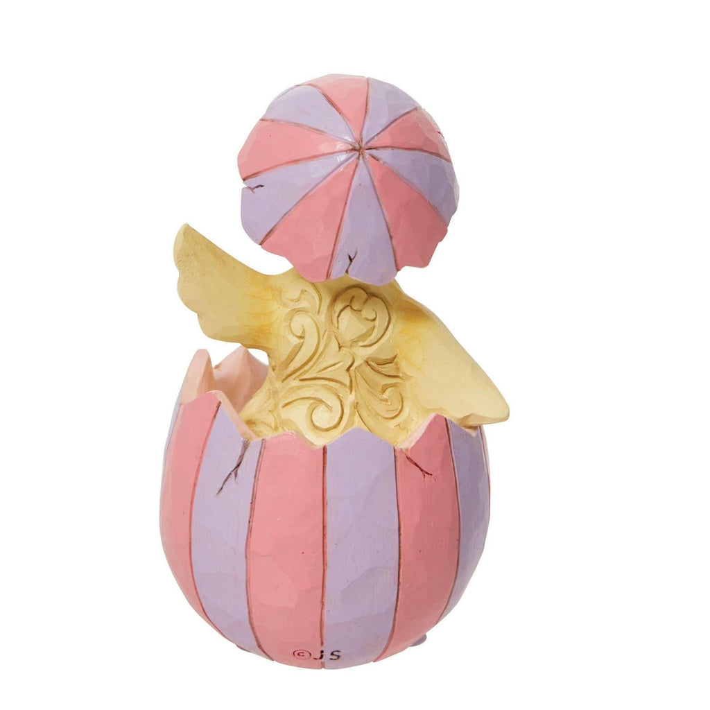 Mini Easter Chick in Egg Figurine