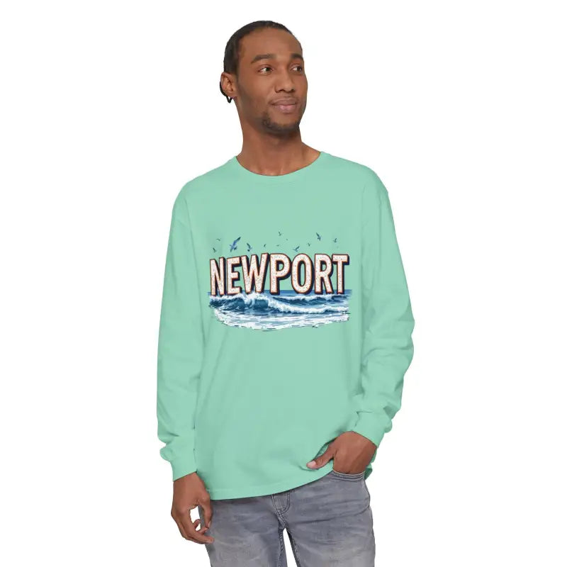 Ocean State Styles Newport Beach Long Sleeve T Shirt