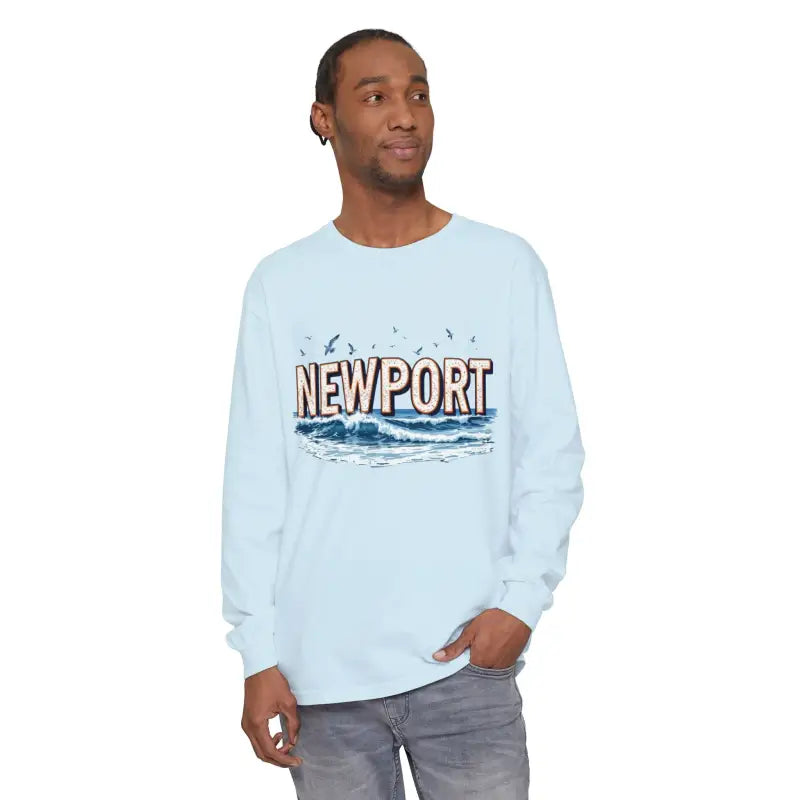 Ocean State Styles Newport Beach Long Sleeve T Shirt