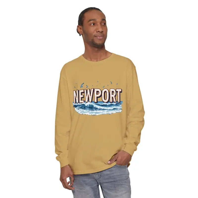 Ocean State Styles Newport Beach Long Sleeve T Shirt