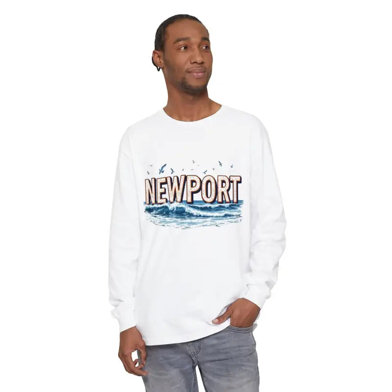 Ocean State Styles Newport Beach Long Sleeve T Shirt
