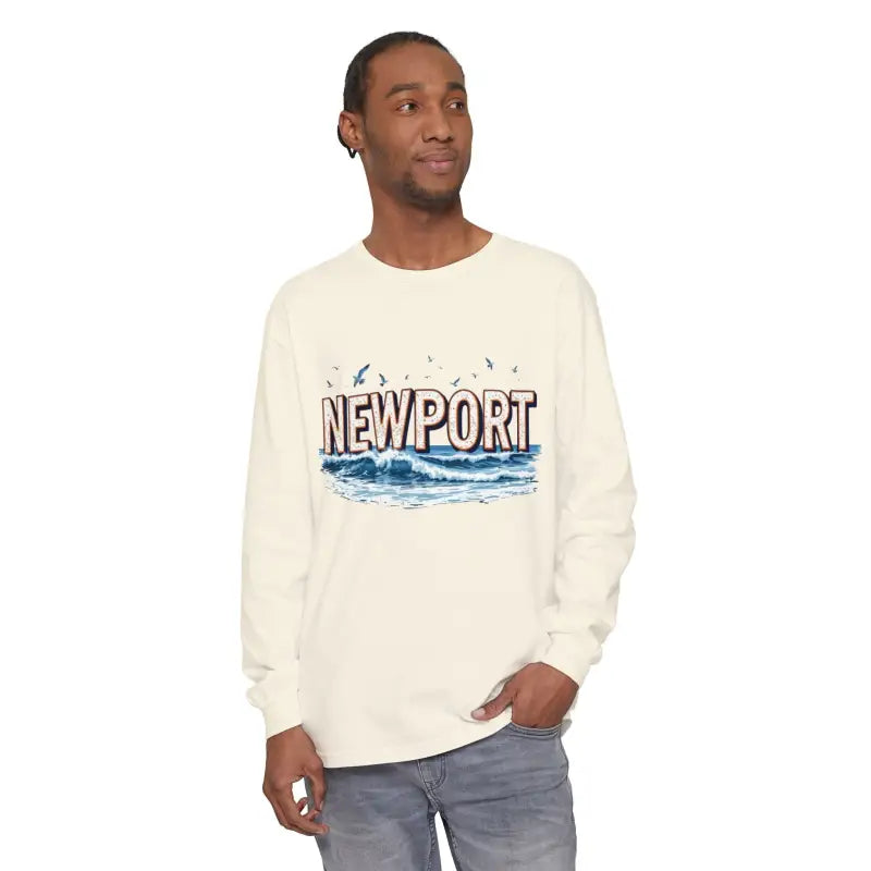 Ocean State Styles Newport Beach Long Sleeve T Shirt
