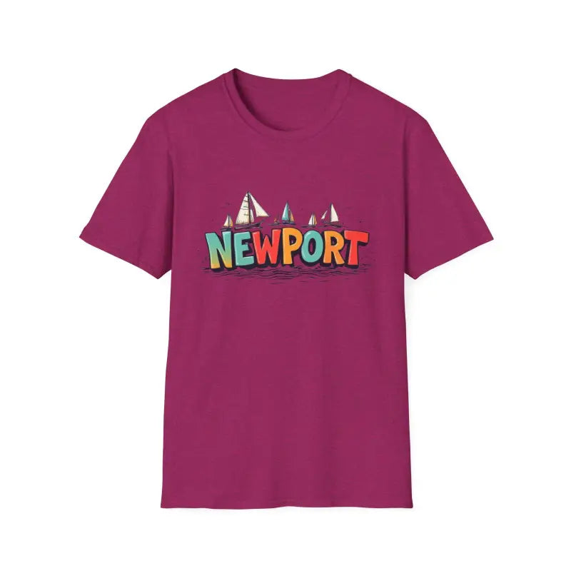 Ocean State Styles Newport Sailing Softstyle Unisex T Shirt