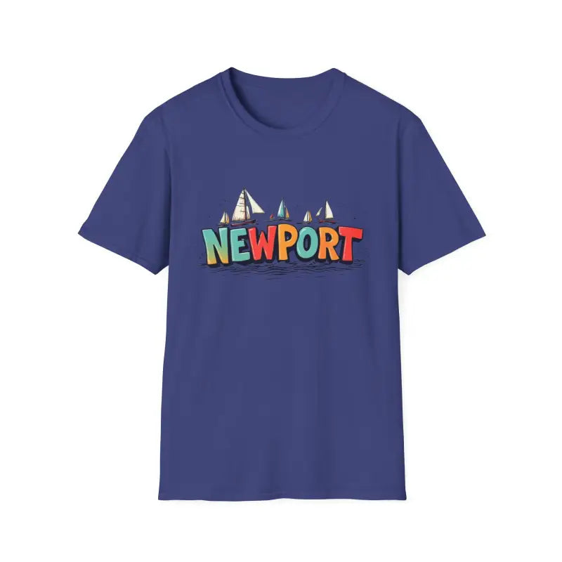 Ocean State Styles Newport Sailing Softstyle Unisex T Shirt
