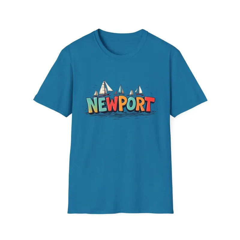 Ocean State Styles Newport Sailing Softstyle Unisex T Shirt