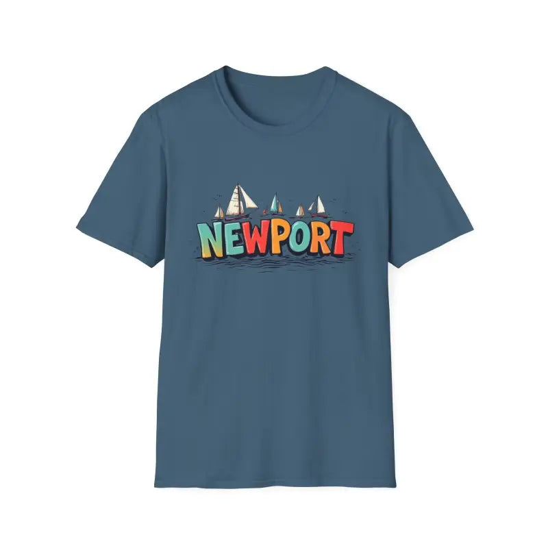 Ocean State Styles Newport Sailing Softstyle Unisex T Shirt